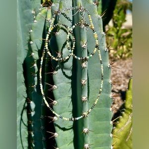 SOLD BOULDER OPAL STERLING SILVER NAVAJO PEARL EARRINGS AND NECKLACE SET